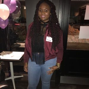 Burgundy Bomber Jacket